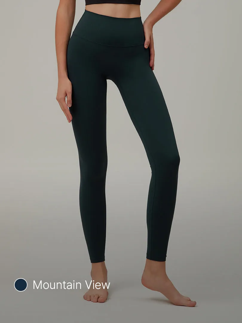 Euro-Sense Brushed Fleece Ankle Length Leggings