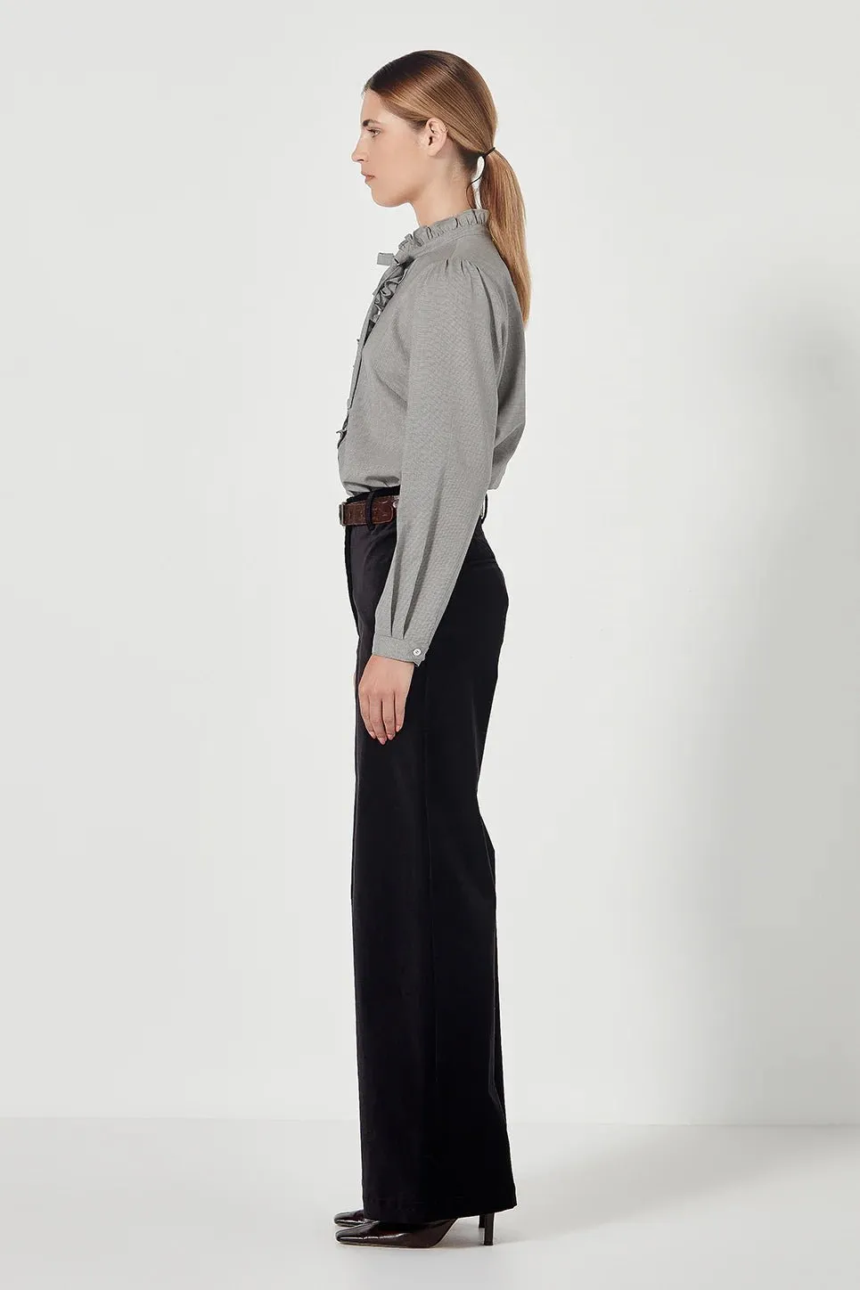 Joplin Trouser | Black Velvet