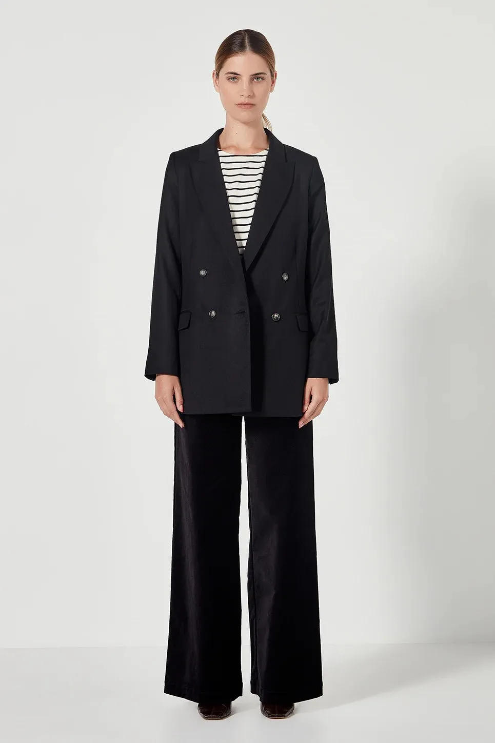 Joplin Trouser | Black Velvet