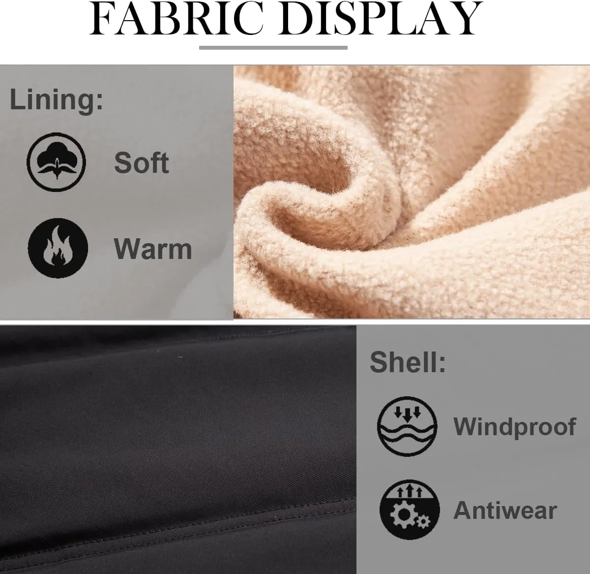 Msmsse Men's Winter Outerwear Vests Puffer Fleece Lined Quilted Vest Casual Sleeveless Jacket