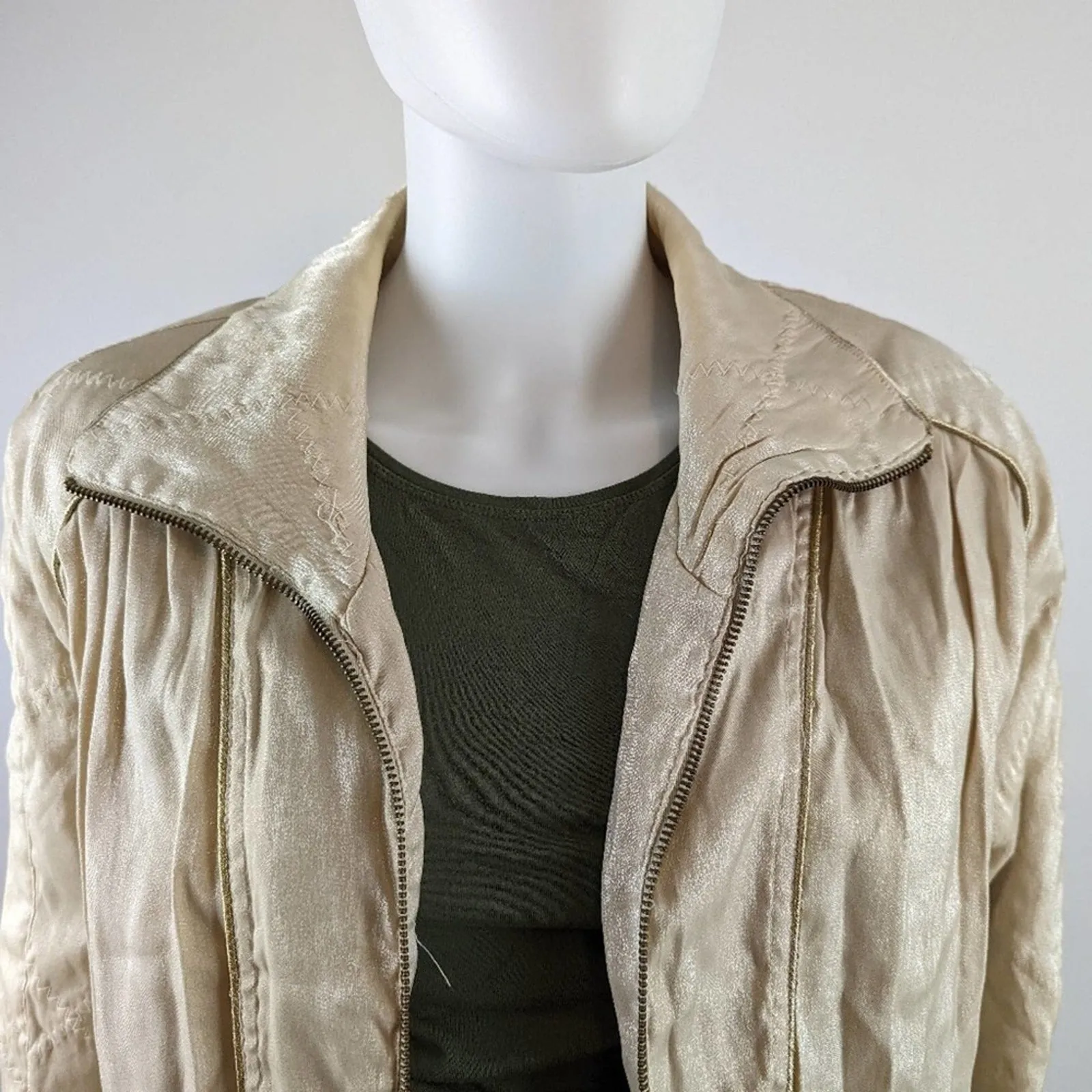 Vintage East West Gold Quilted Jacket