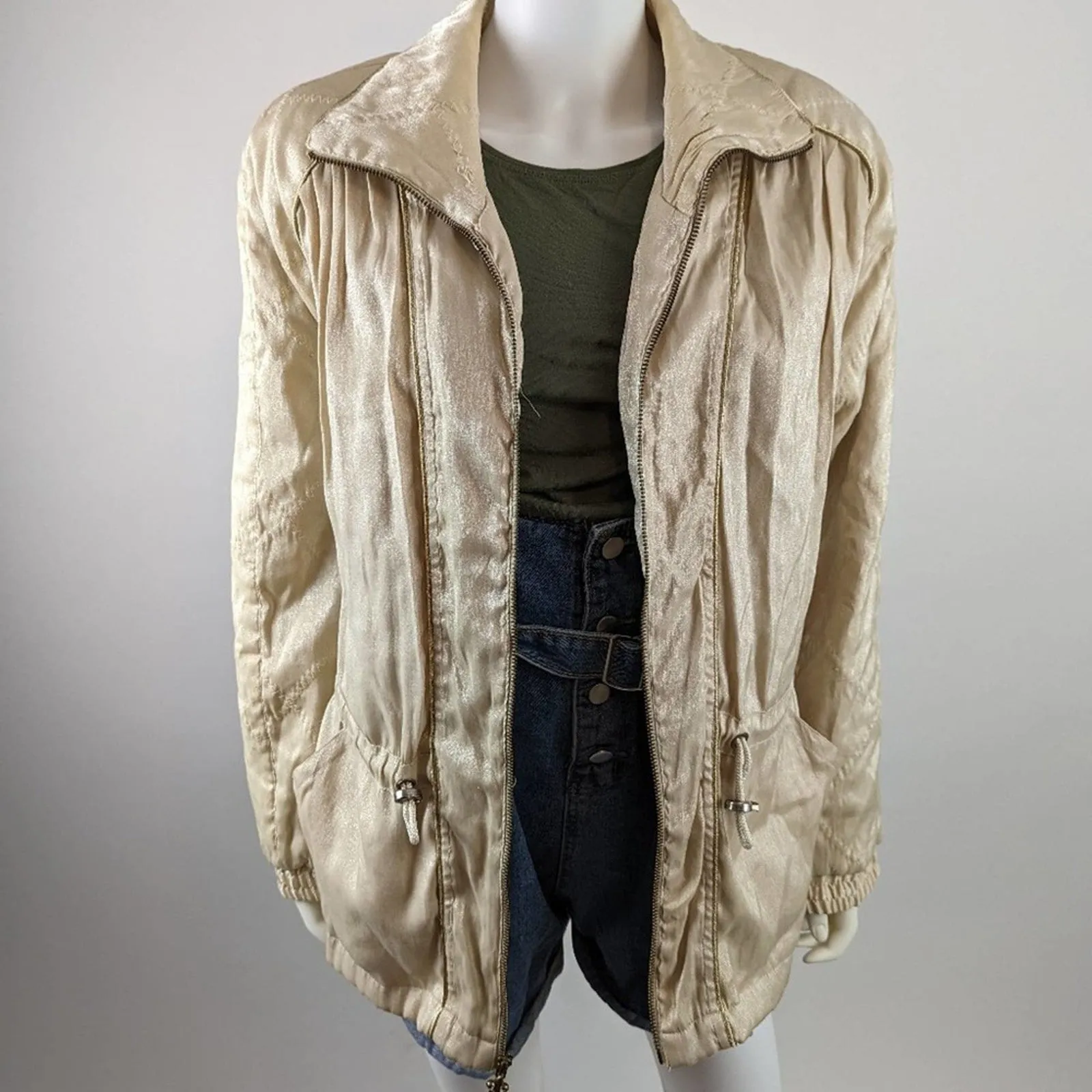 Vintage East West Gold Quilted Jacket