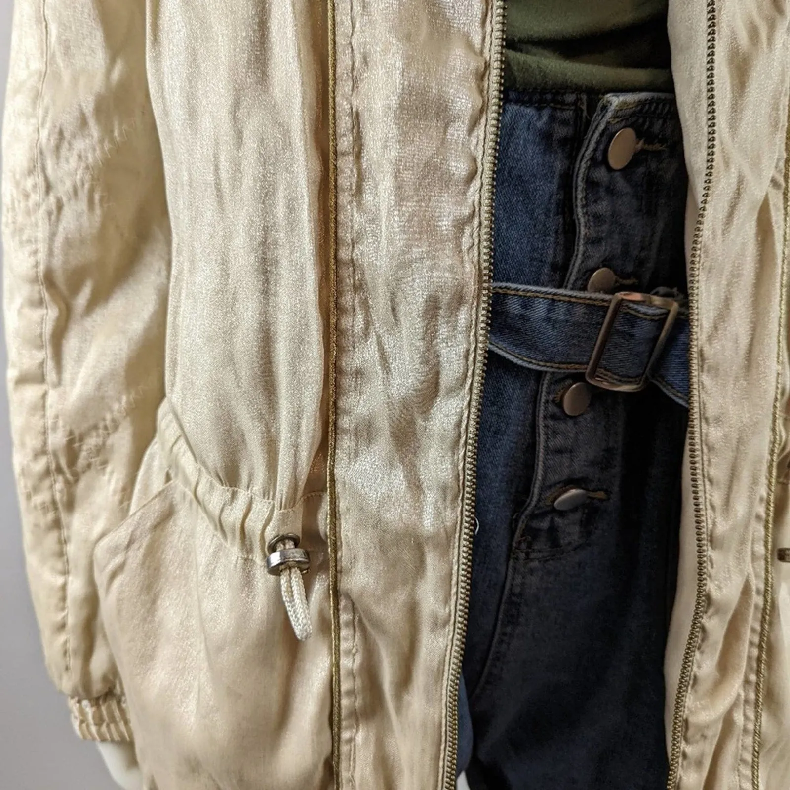 Vintage East West Gold Quilted Jacket