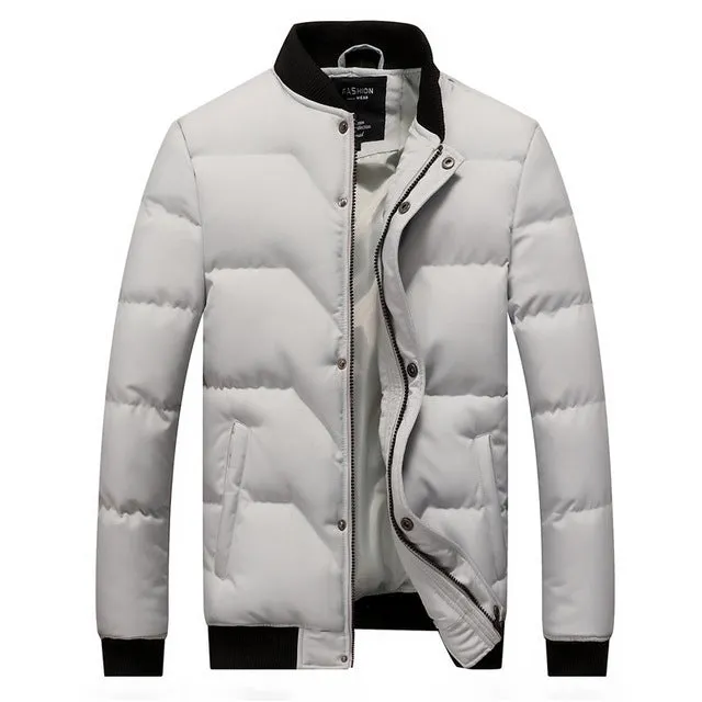 Winter Mens Brand Clothing Warm Parkas Men's Jackets