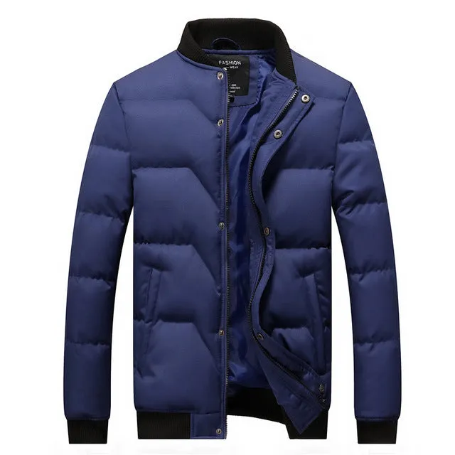 Winter Mens Brand Clothing Warm Parkas Men's Jackets