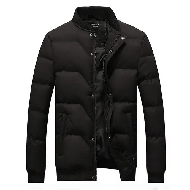 Winter Mens Brand Clothing Warm Parkas Men's Jackets