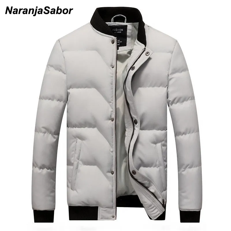 Winter Mens Brand Clothing Warm Parkas Men's Jackets